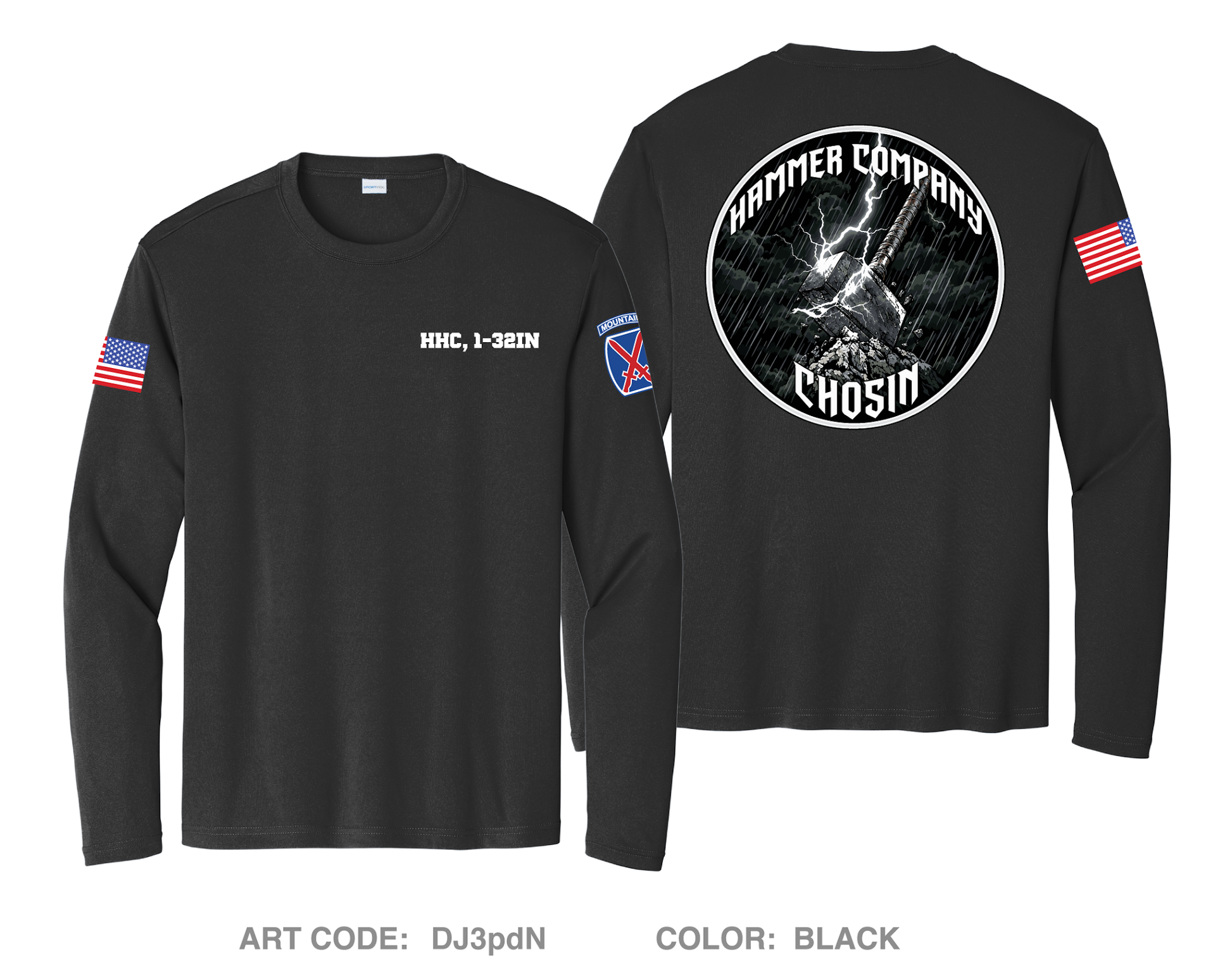 HHC, 1-32IN Hi-Tech Performance Unisex LS Tee - DJ3pdN