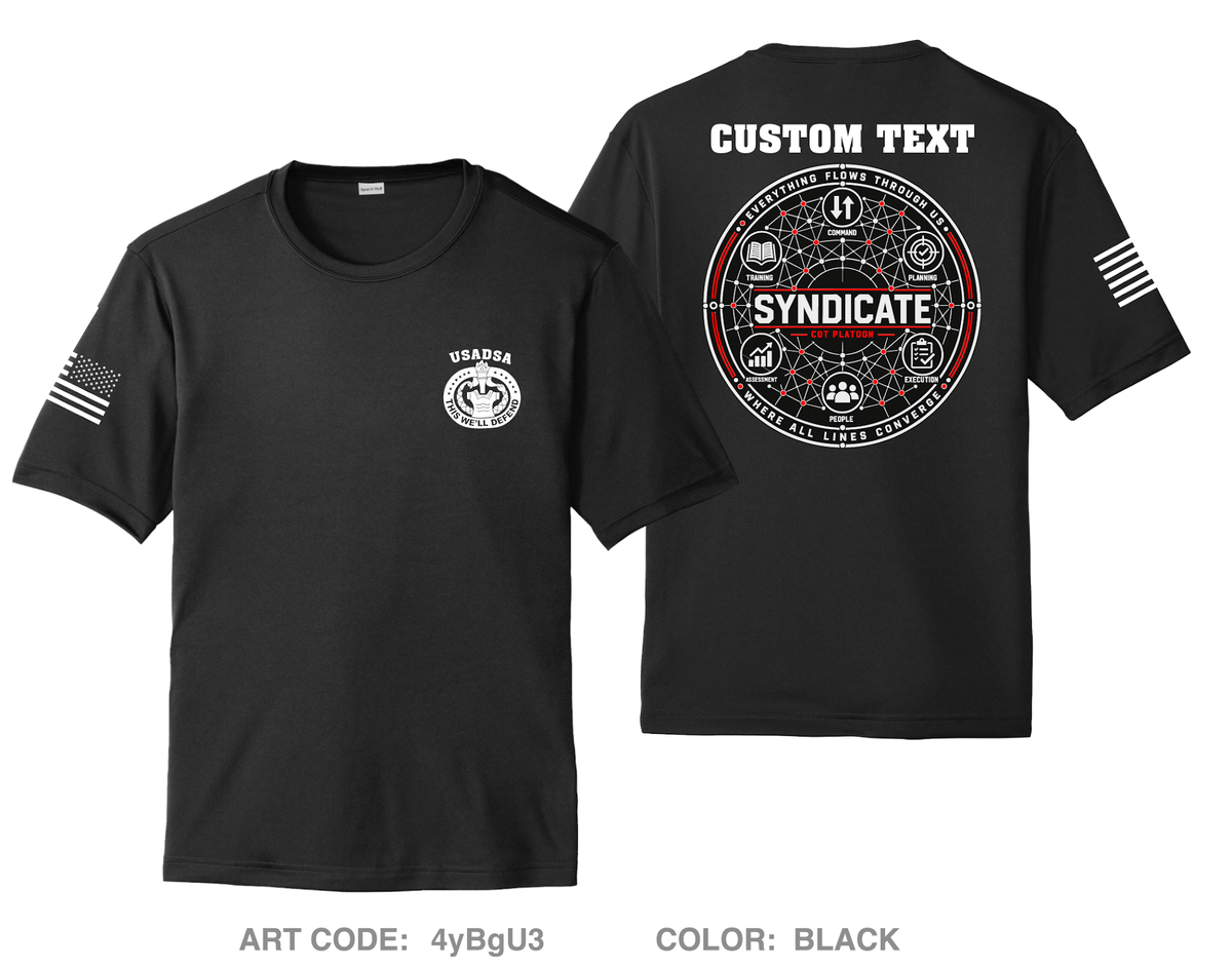 CUSTOM Syndicate Hi-Tech Performance Unisex SS Tee - 4yBgU3