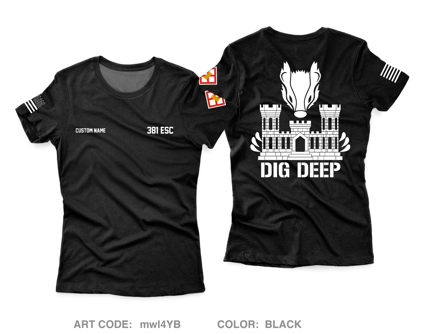 CUSTOM 381 ESC Core Women's SS Performance Tee - mwl4YB