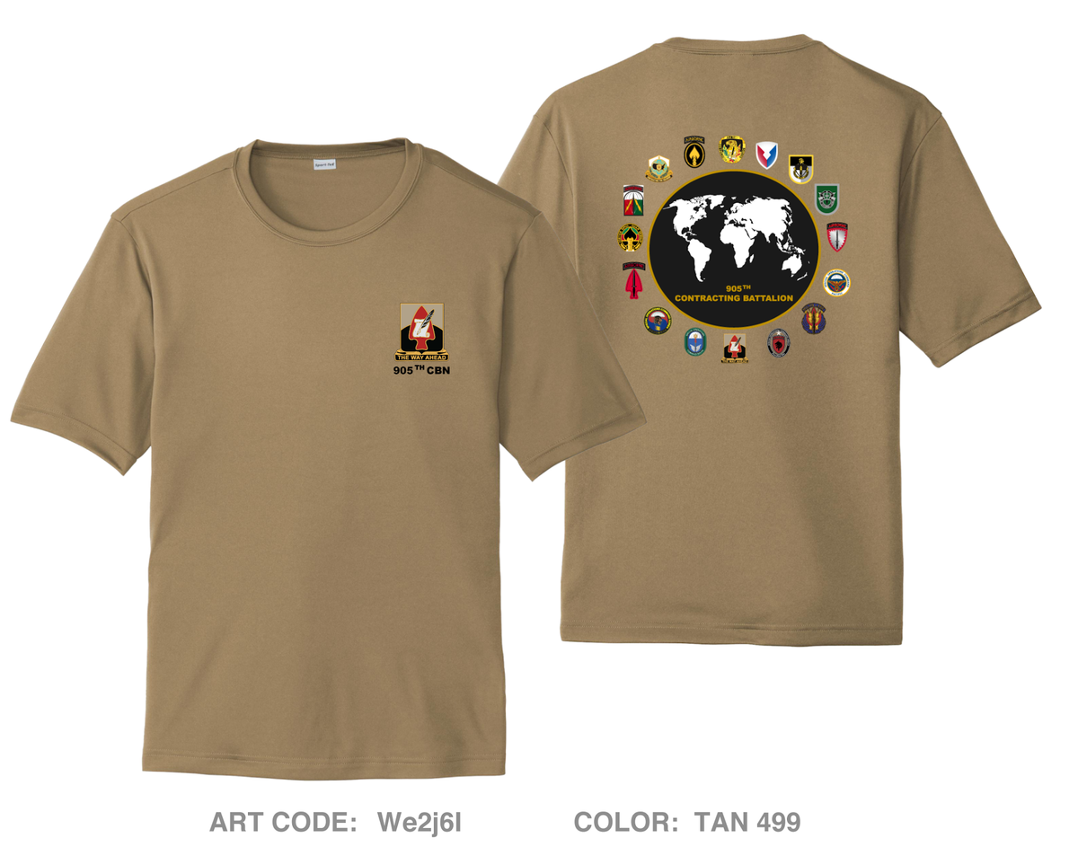 905th Contracting Battalion Hi-Tech Performance Unisex SS Tee - We2j6I