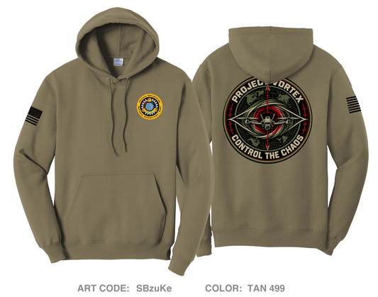 Army TENCAP Project VORTEX Comfort Unisex Hooded Sweatshirt - SBzuKe