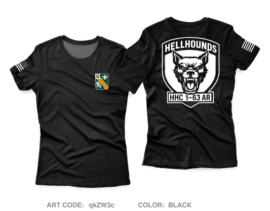 HHC 1-63 AR Core Women's SS Performance Tee - qkZW3c