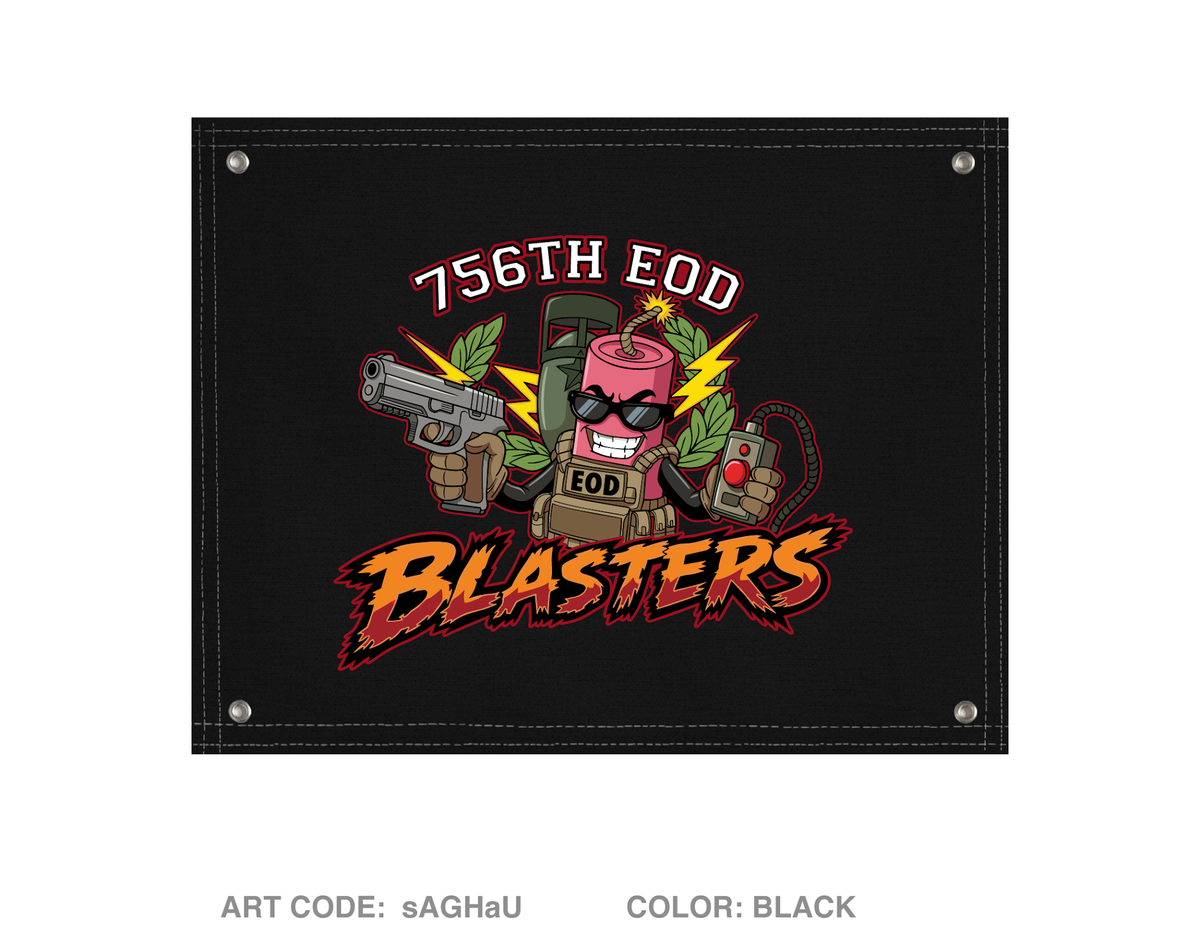 756 EOD Company Banner Flag - sAGHaU