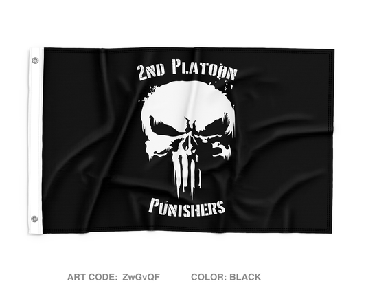 2nd Platoon Punishers Wall Flag - ZwGvQF