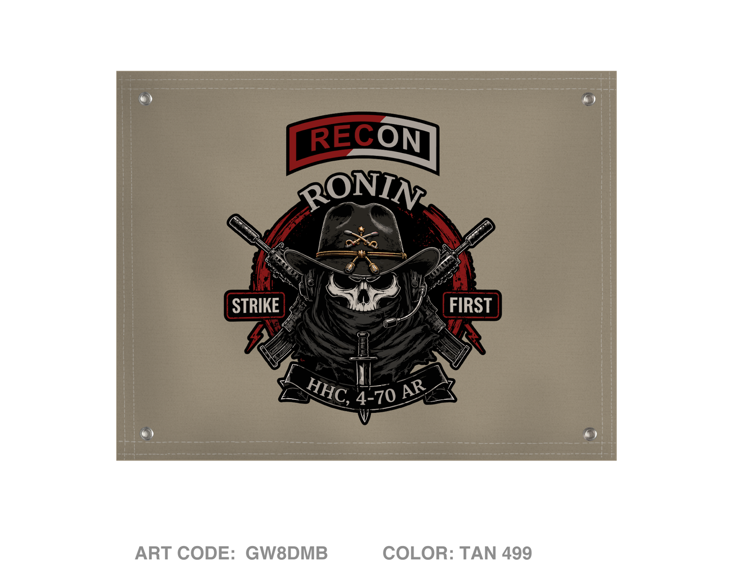 RECON 4-70AR Banner Flag - GW8DMB