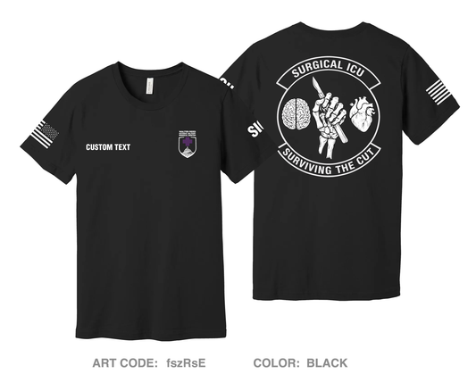 CUSTOM SICU Comfort Unisex Cotton SS Tee - fszRsE