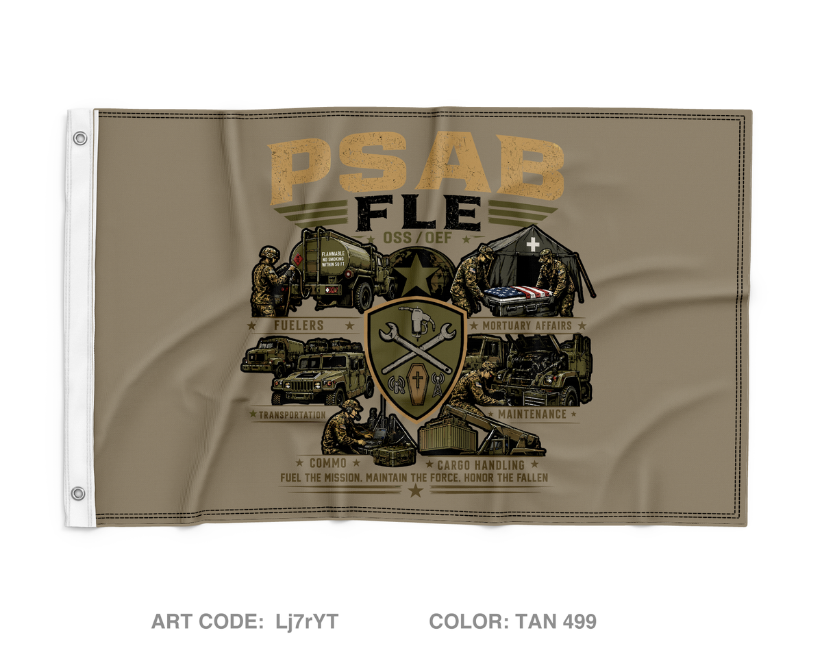 FLE PSAB Wall Flag - Lj7rYT