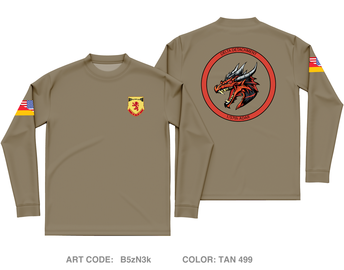 1/57th ADAR DELTA DETACHMENT Core Men's LS Performance Tee - B5zN3k