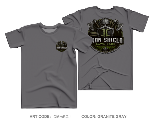 Iron Shield Lawncare Core Men's SS Performance Tee - CMmBGJ