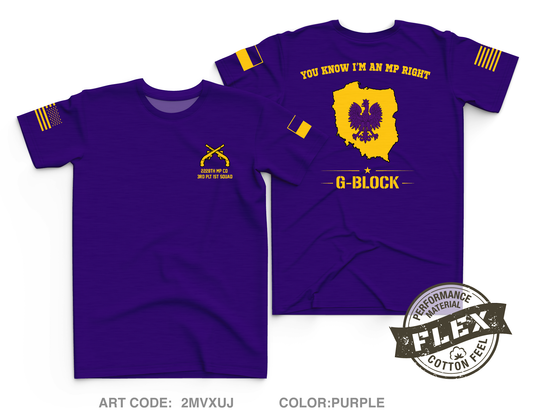 Glebokie Squad Core Men's SS Flex Performance Tee - 2MVXUJ