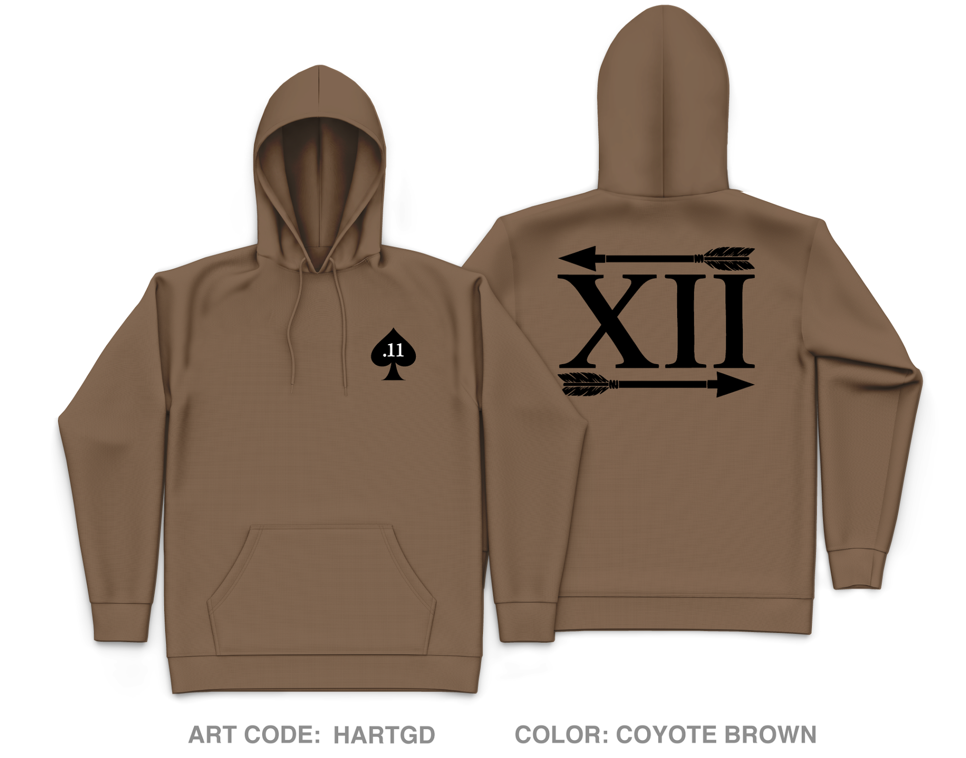 MESG-2 Det Bahrain EST 12 Core Men's Hooded Performance Sweatshirt - HARTGD