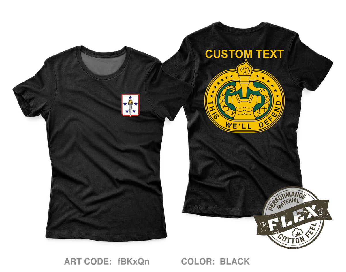 CUSTOM Bravo Company, 16th OD Core Women's SS Flex Performance Tee - fBKxQn