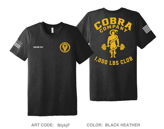 CUSTOM Charlie "Cobras" Company, 305th MI BN, 111th MI BDE Comfort Unisex Triblend SS Tee - BtykjF