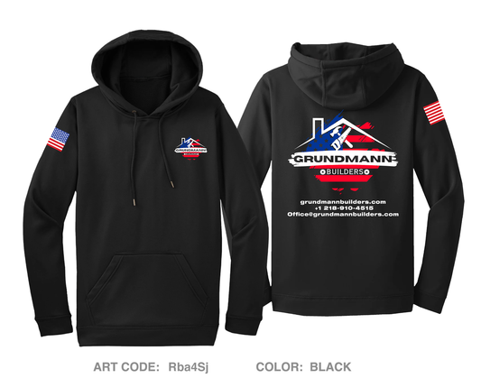 Grundmann Builders Hi-Tech Performance Hoodie - Rba4Sj