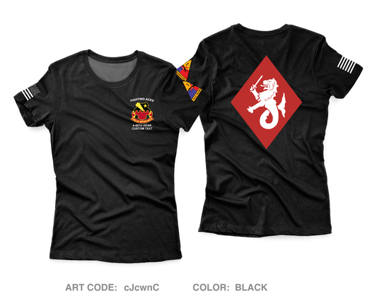 CUSTOM HHB, 4-60th ADAR Core Women's SS Performance Tee - cJcwnC