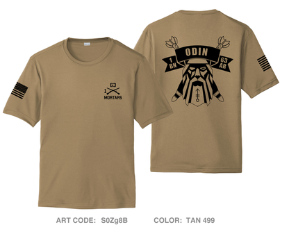 1-63AR Mortars Hi-Tech Performance Unisex SS Tee - S0Zg8B