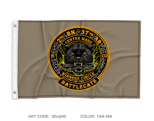 2-37 / BattleCat Wall Flag - 3EmjHD