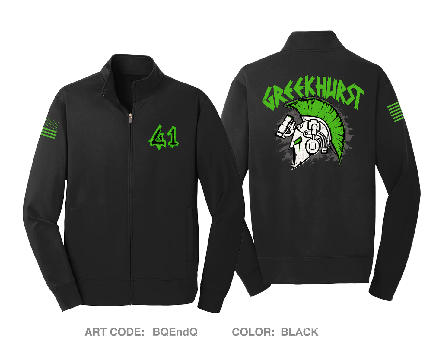 G1 Greeks Fundraising Collection Hi-Tech Performance Full-Zip Fleece Jacket - BQEndQ