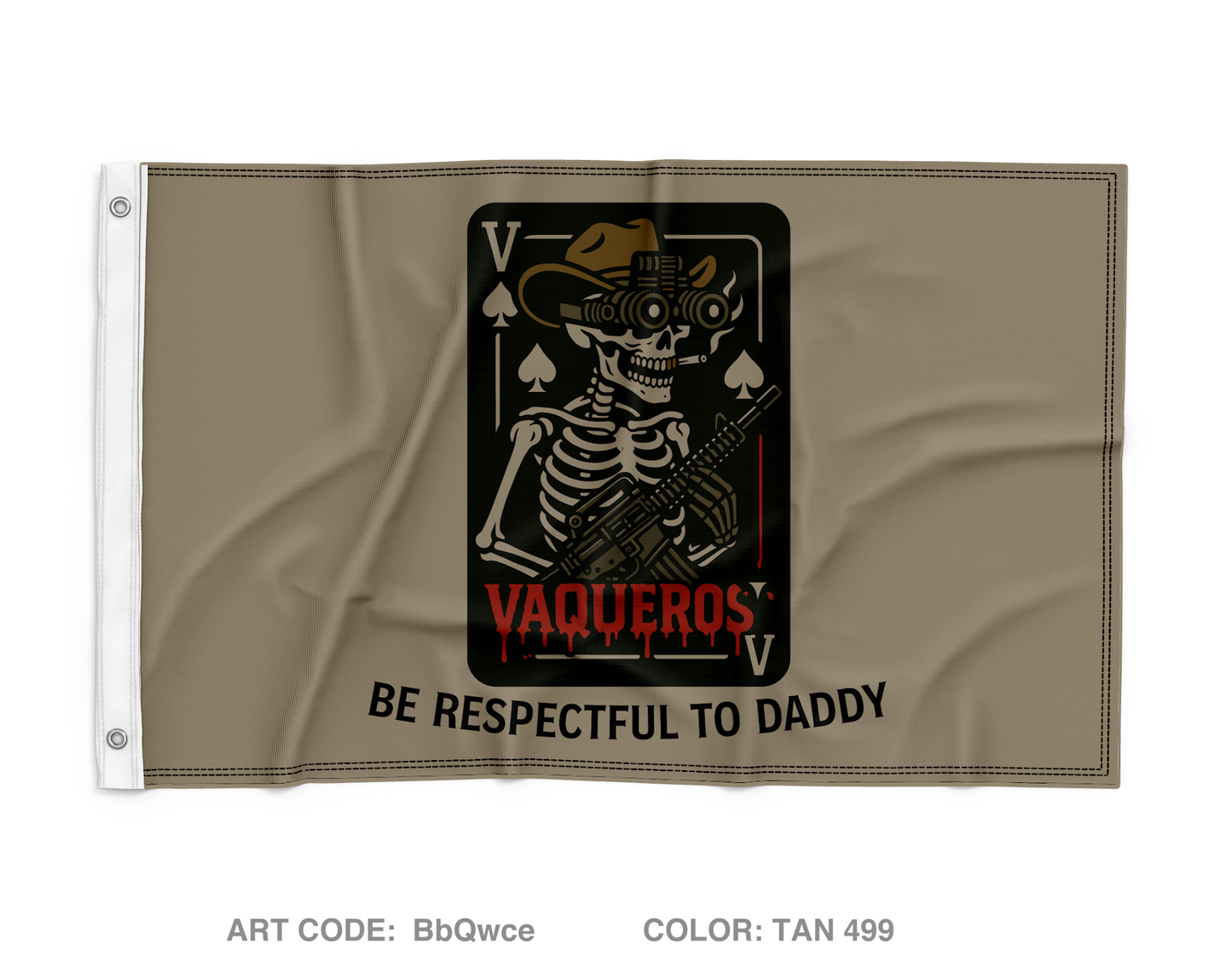 Comanche Company, 1-12IN Wall Flag - BbQwce