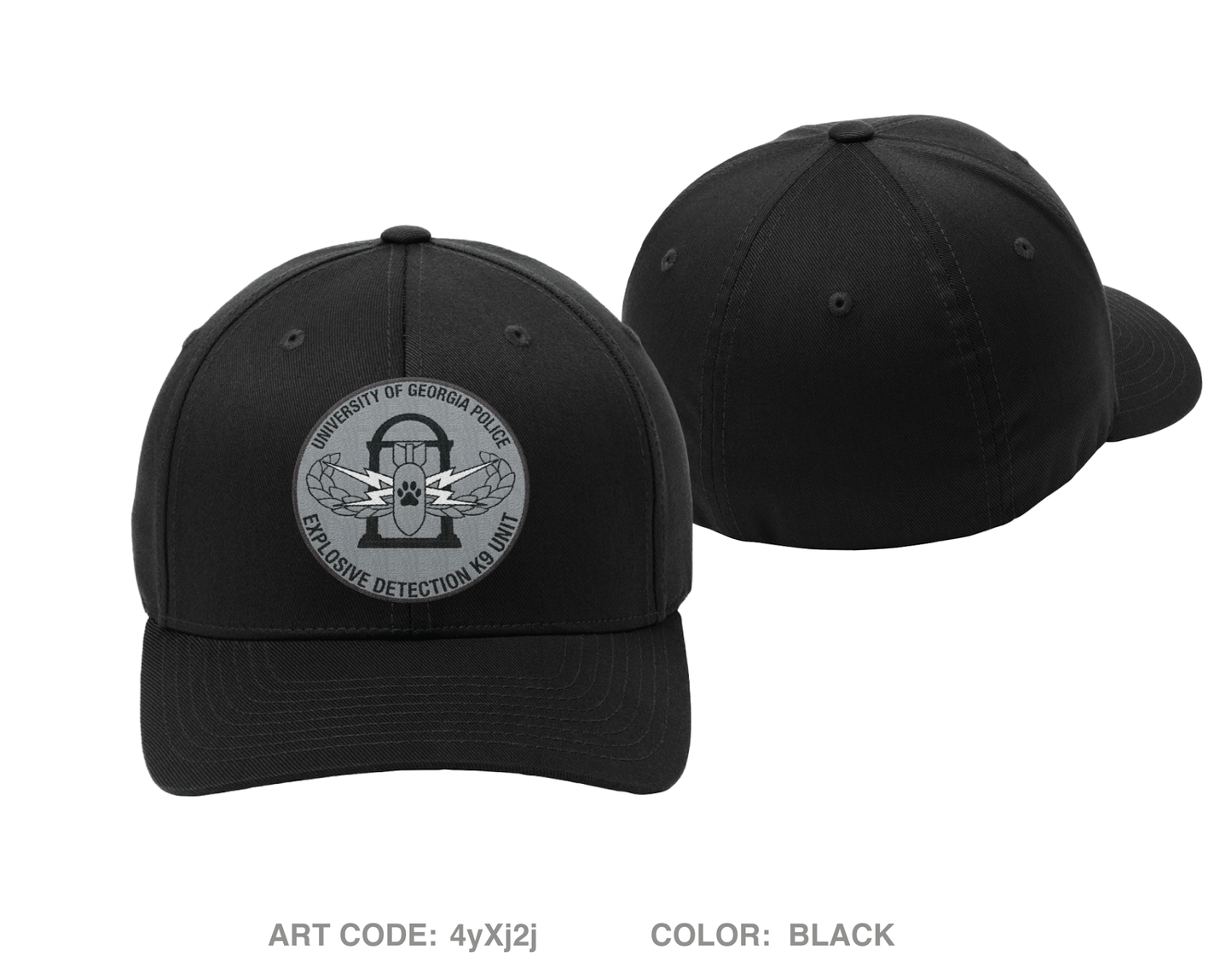 University of Georgia EOD K9 Unit Embroidered Flexfit Cap - 4yXj2j