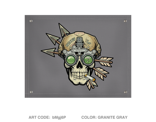 Trench line gear Banner Flag - bMgj6P