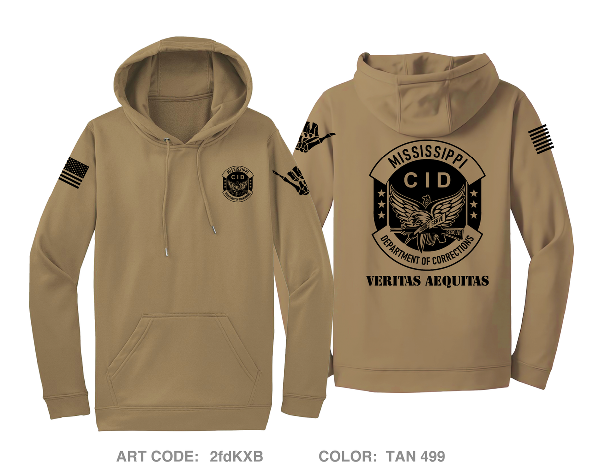 Mississippi Department of Corrections CID Hi-Tech Performance Hoodie - 2fdKXB