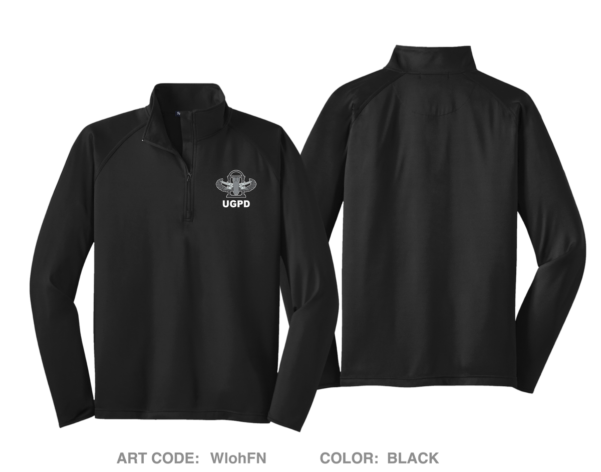 University of Georgia Bomb Disposal Unit Hi-Tech Performance Quarter-Zip Fleece Jacket - WlohFN