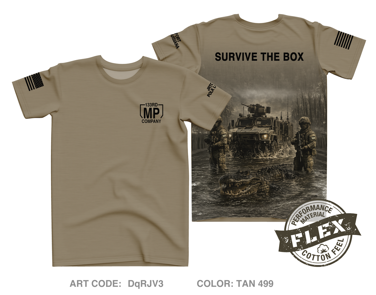 133rd MP Company Core Men's SS Flex Performance Tee - DqRJV3