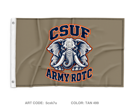 Cal State Fullerton Army ROTC Fundraising Collection Wall Flag - 5cxk7u