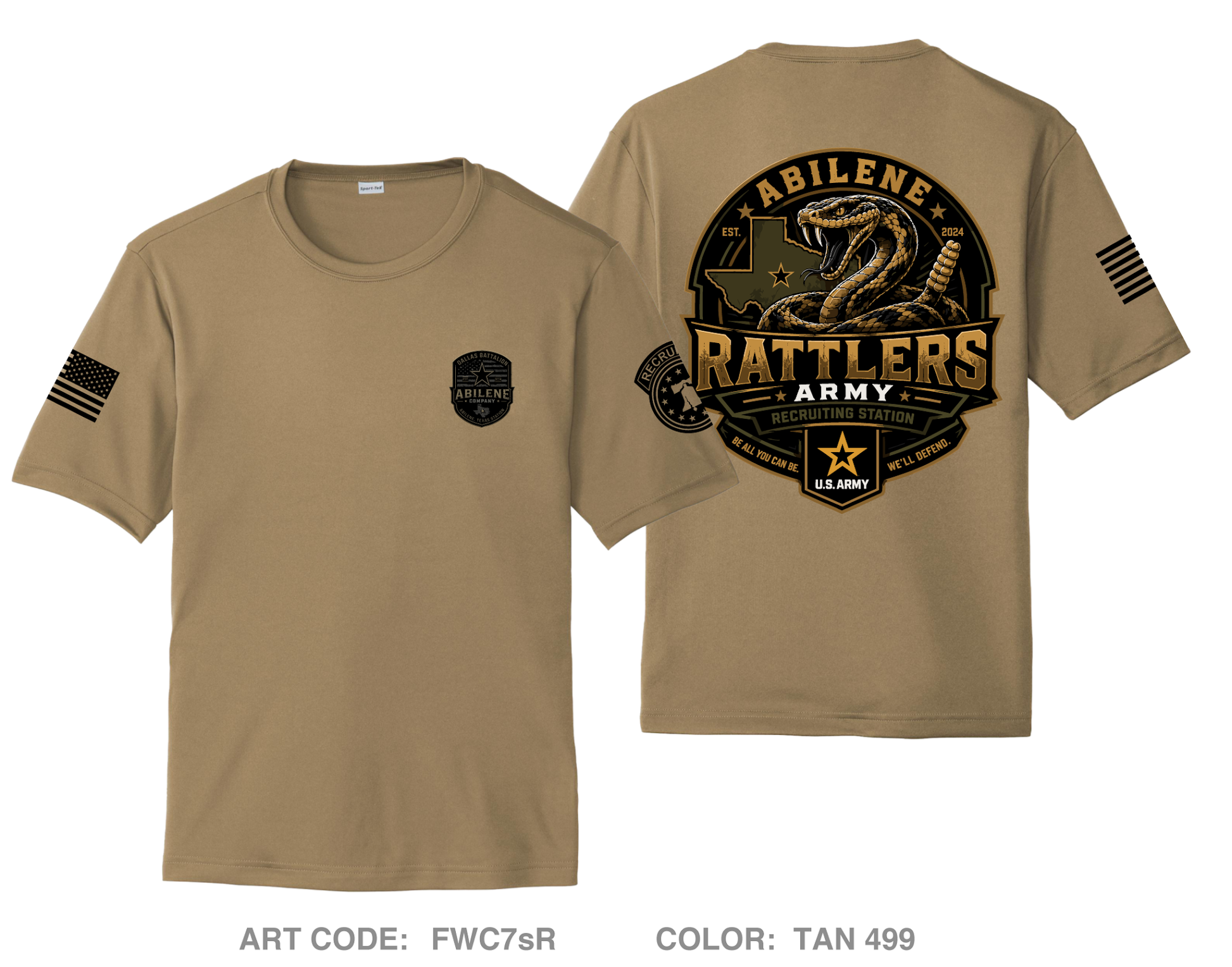 Abilene recruiting station Hi-Tech Performance Unisex SS Tee - FWC7sR