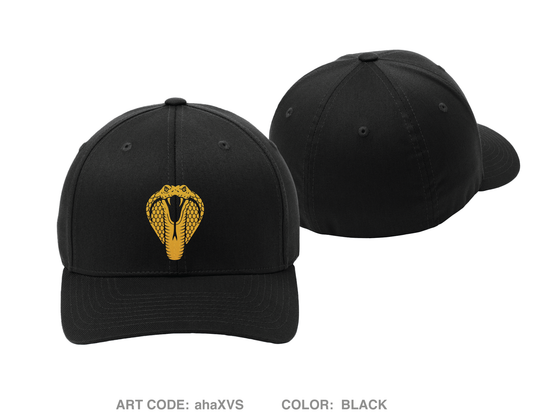 Charlie "Cobras" Company, 305th MI BN, 111th MI BDE Embroidered Flexfit Cap - ahaXVS