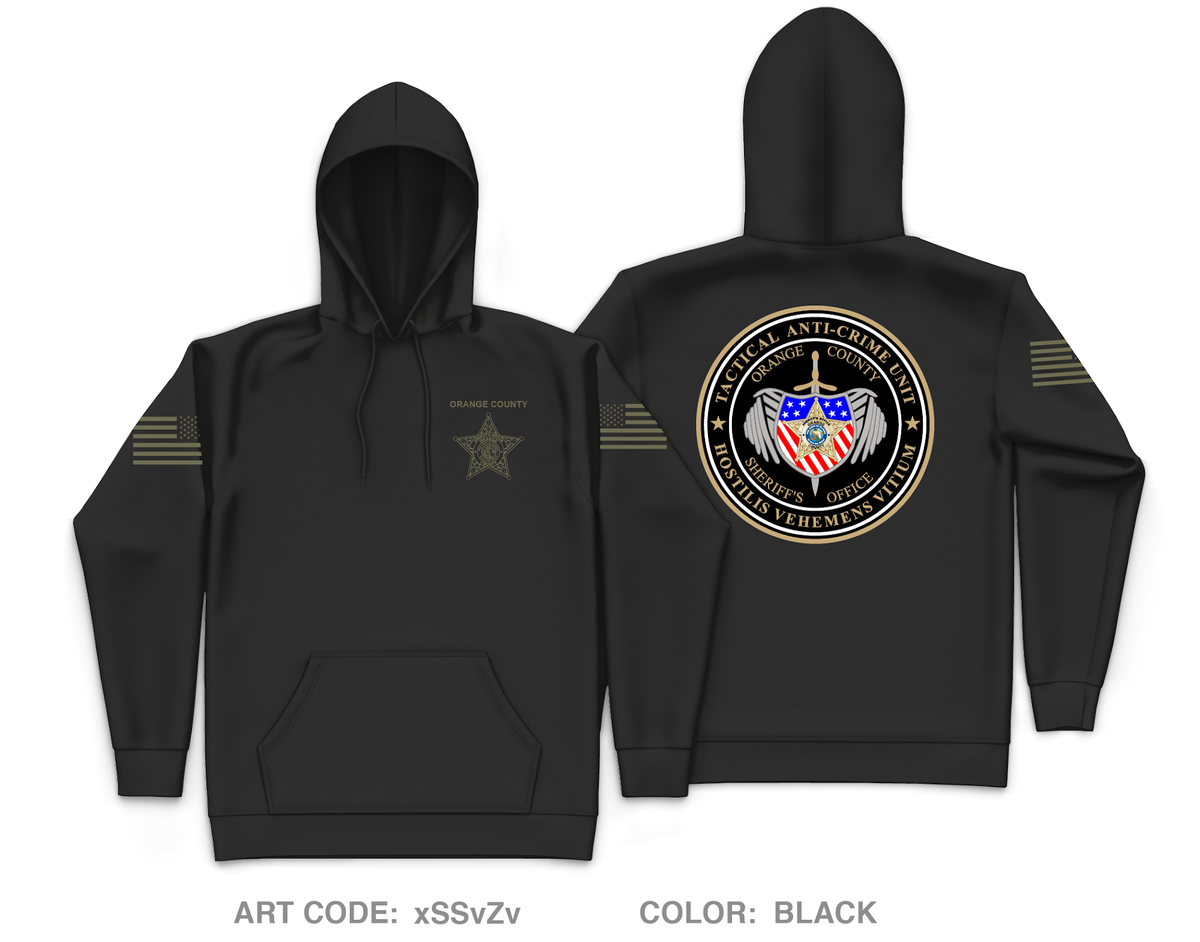OCSO TAC Core Men's Hooded Performance Sweatshirt - xSSvZv