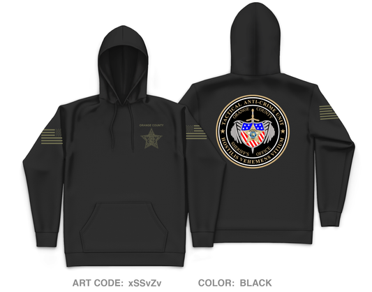 OCSO TAC Core Men's Hooded Performance Sweatshirt - xSSvZv