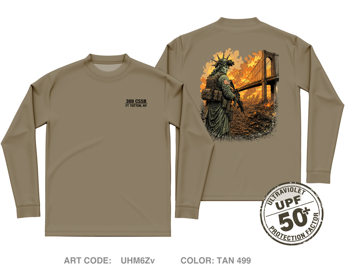389th CSSB Core Men's UPF 50+ Performance LS Tee - UHM6Zv