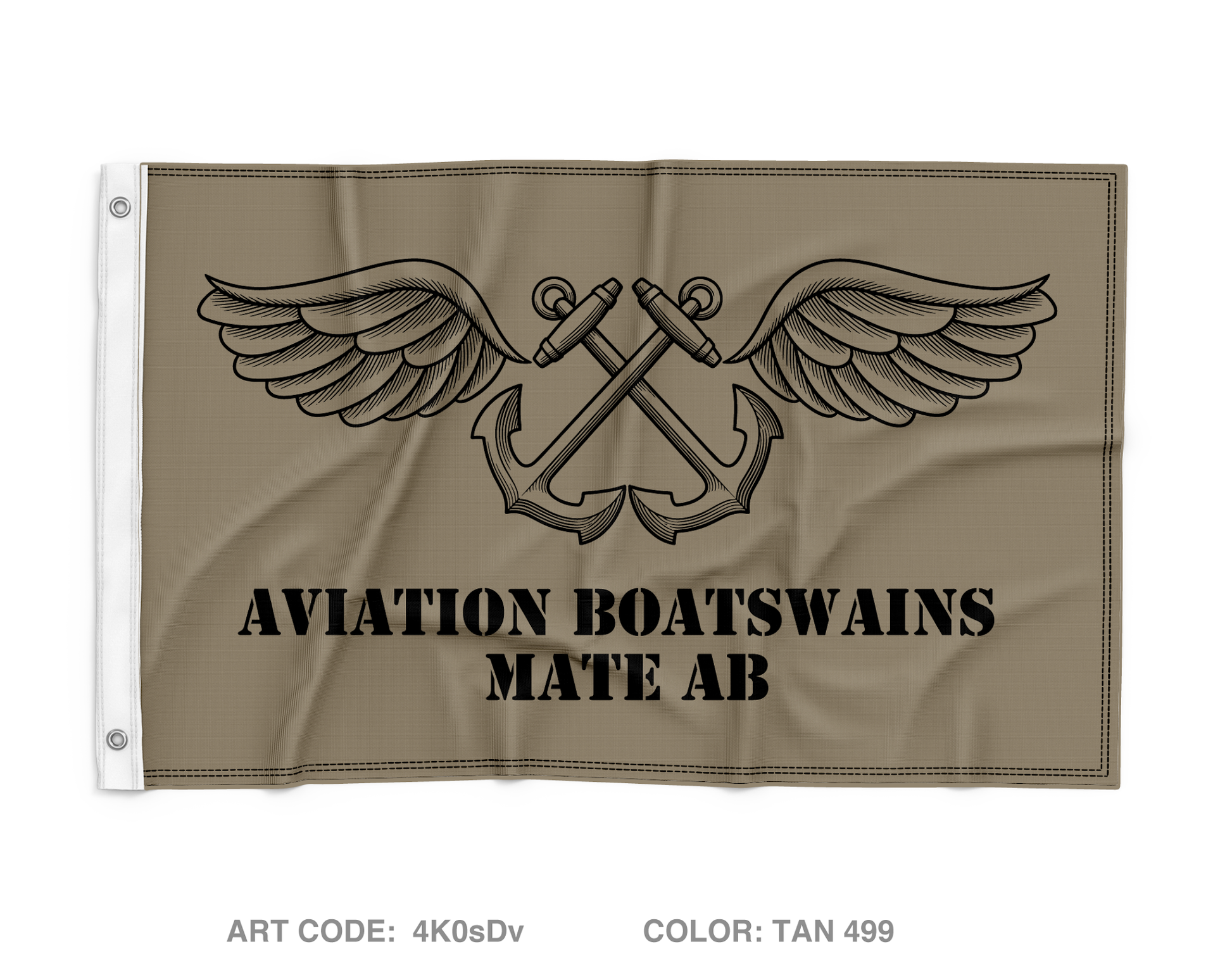 Aviation Boatswains Mate AB Wall Flag - 4K0sDv