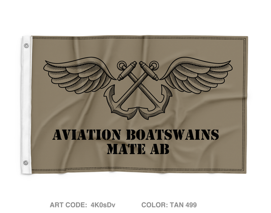 Aviation Boatswains Mate AB Wall Flag - 4K0sDv