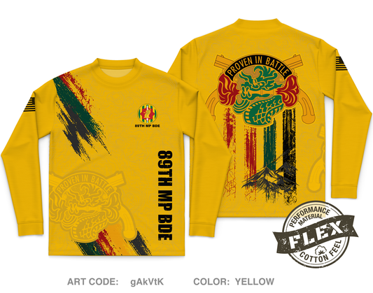 89th MP BDE Core Men's LS Flex Performance Tee - gAkVtK