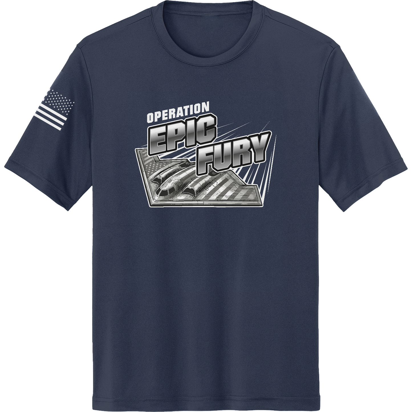 CUSTOM Operation Epic Fury Hi-Tech SS Performance Tee - Supersonic