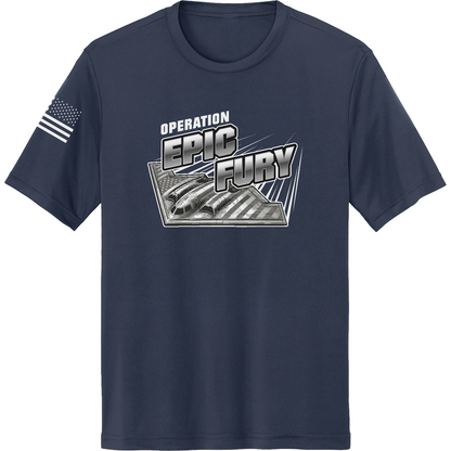 CUSTOM Operation Epic Fury Hi-Tech SS Performance Tee - Supersonic
