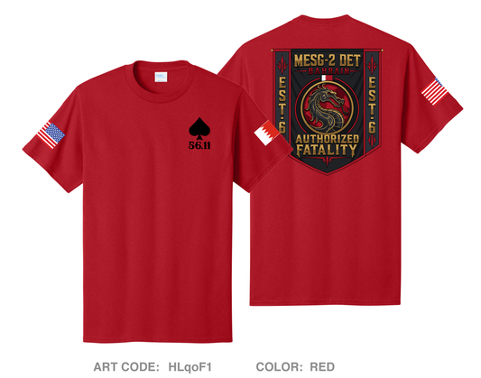 MESG-2 Detachment Bahrain Comfort Unisex Cotton SS Tee - HLqoF1