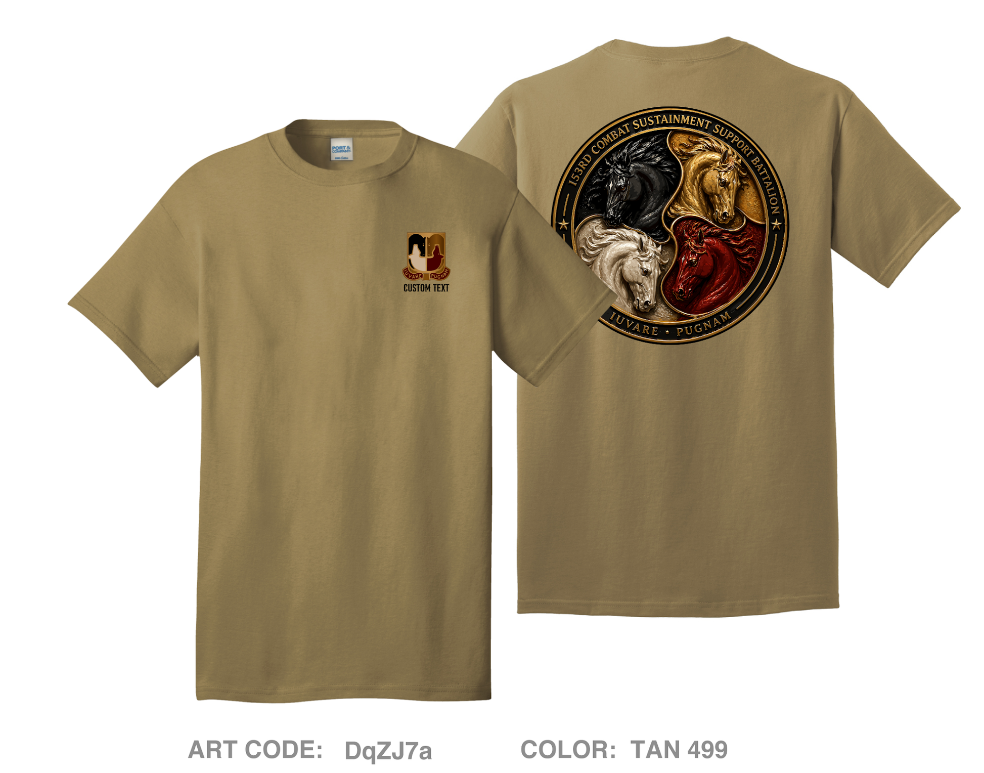 CUSTOM 153rd CSSB Comfort Unisex Cotton SS Tee - DqZJ7a