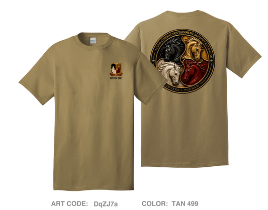CUSTOM 153rd CSSB Comfort Unisex Cotton SS Tee - DqZJ7a