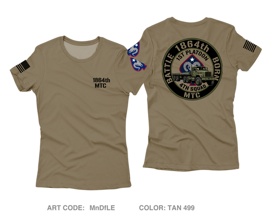 1864th mtc Fundraising Collection Core Women's SS Performance Tee - MnDfLE