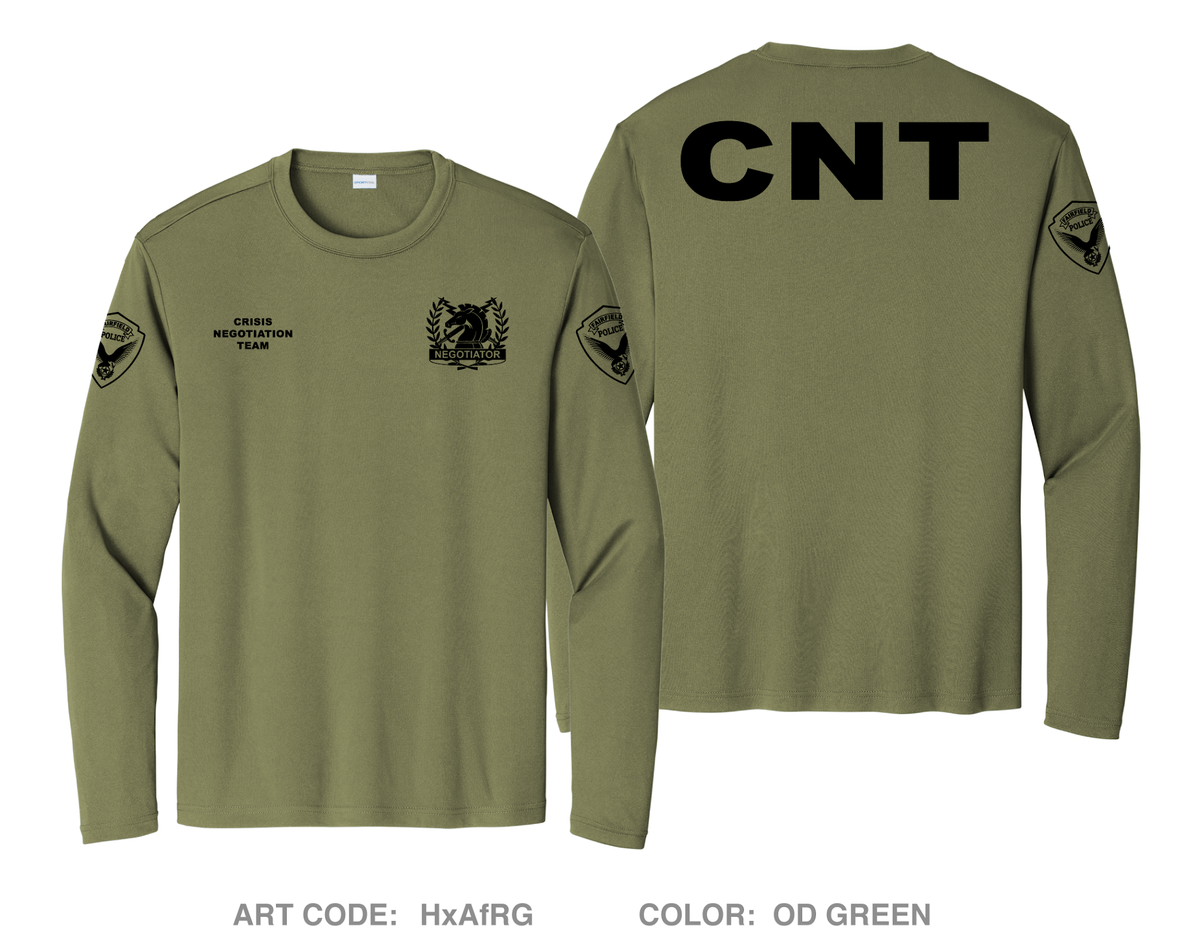 Crisis negotiations unit Hi-Tech Performance Unisex LS Tee - HxAfRG