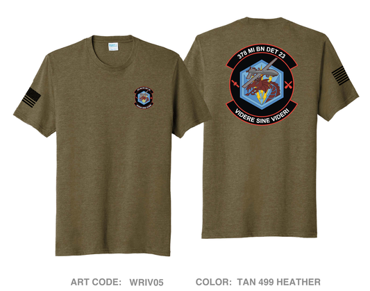 378th MI Comfort Unisex Triblend SS Tee - WRIV05