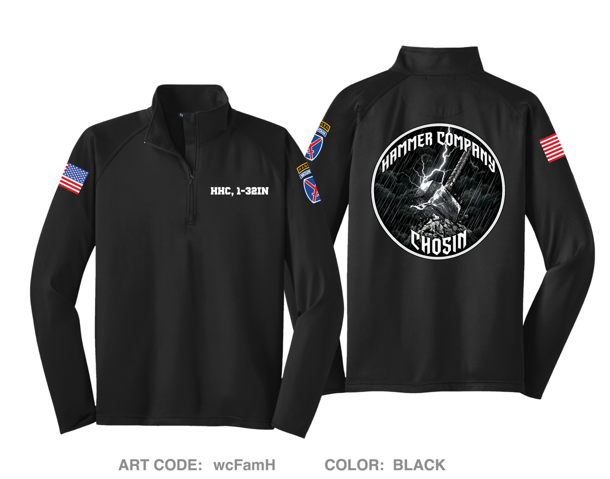 HHC, 1-32IN Hi-Tech Performance Quarter-Zip Fleece Jacket - wcFamH