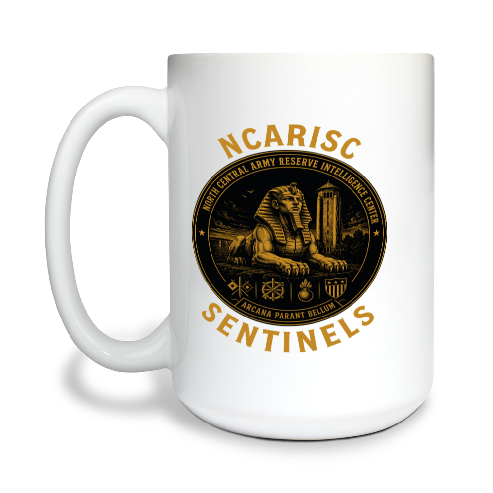 North Central Army Reserve Intelligence Support Center (NCARISC) Fundraising Collection 15 oz White Ceramic Mug - 79W49K