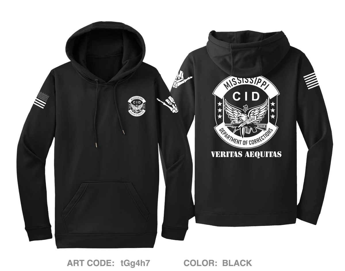 Mississippi Department of Corrections CID Hi-Tech Performance Hoodie - tGg4h7