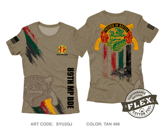 89th MP BDE Core Women's SS Flex Performance Tee - SYU2QJ