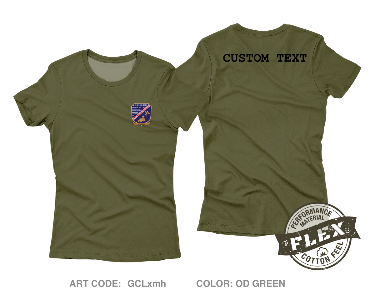 CUSTOM Marine Detachment Fort Gordon Core Women's SS Flex Performance Tee - GCLxmh